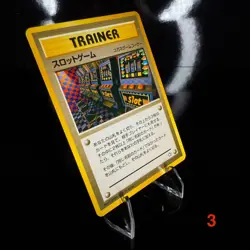 Arcade Game Slot Machine Trainer Regular Japanese (Banned) Pokemon Card - Image 3