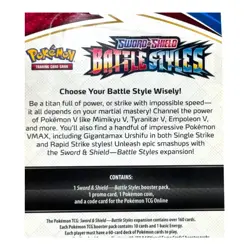 Pokemon Sword & Shield Battle Styles Blister Pack With Charmander Promo Card NEW - Image 5