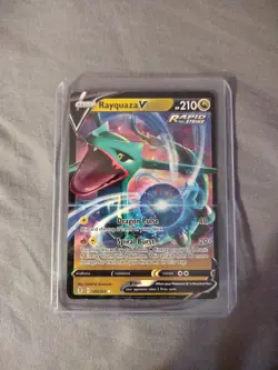 Rayquaza V SWSH147 NM Holo Foil Promo Rare Pokemon Card - Image 1