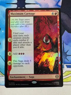 2025 MTG Spider-Man Maximum Carnage Foil #83 - Image 1