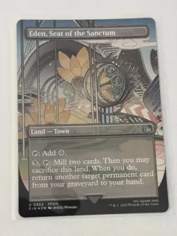 Eden, Seat of the Sanctum Borderless Final Fantasy Foil 355 - Image 1