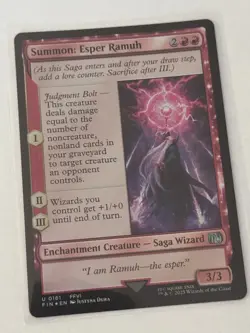 Summon: Esper Ramuh Final Fantasy Foil 161 - Image 1