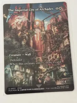 The Imperial City of Archades // Wall of Omens Showcase Final Fantasy Foil 27 - Image 1