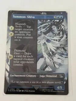 Summon: Shiva Borderless Final Fantasy Foil 362 - Image 1