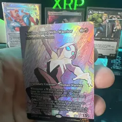 Spider-Gwen, Web-Warrior - Najeela, the Blade-Blossom (Borderless) Foil - Image 3