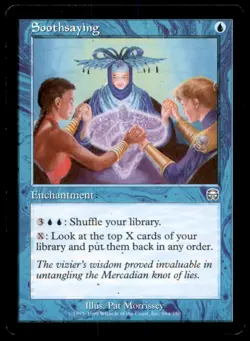 MTG Soothsaying LP Light Play Mercadian Masques [1546] - Image 1