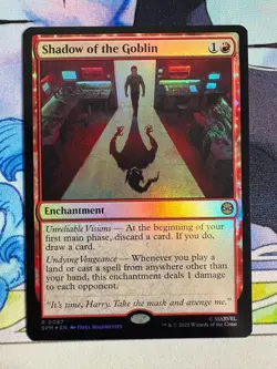 2025 MTG Spider-Man Shadow Of The Goblin Foil #87 - Image 1