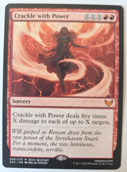Crackle with Power - Strixhaven: School of Mages (STX) MTG NM - Image 1