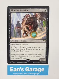 MTG Thieving Varmint 0023 OTC Outlaws of Thunder Junction Rare - MN - Image 1