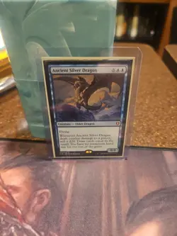 Ancient Silver Dragon Commander Legends: Battle for Baldur's Gate Regular NM - Image 1