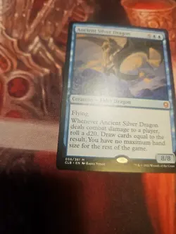 Ancient Silver Dragon Commander Legends: Battle for Baldur's Gate Regular NM - Image 3