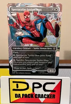 SPECTACULAR SPIDER-MAN *Borderless* Marvel’s Spider-Man SPM #14 **RARE** - Image 1