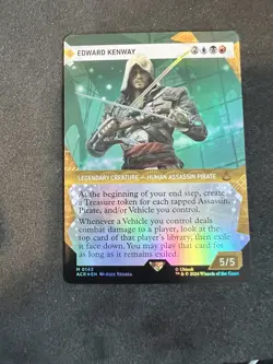 1x Edward Kenway - Foil - Showcase NM-Mint, English Universes Beyond: Assassin's - Image 1