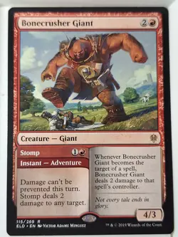 Bonecrusher Giant - Throne of Eldraine - Magic the Gathering MTG Nice! - Image 1