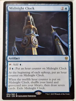 Midnight Clock - Throne of Eldraine - Magic the Gathering MTG Nice! - Image 1