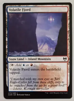 X 1 Volatile Fjord Kaldheim NM 273 MTG Magic The Gathering - Image 1