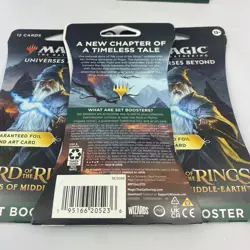 Magic The Gathering Universes Beyond LOTR Tales Of Middle Earth Sealed Lot Of 5 - Image 2