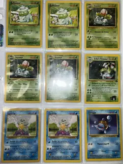 Vintage Binder Pokemon Collection Holos Hits Wotc Base, Gym Hero, Over 75 Rares - Image 1