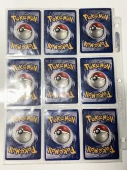 Vintage Binder Pokemon Collection Holos Hits Wotc Base, Gym Hero, Over 75 Rares - Image 2