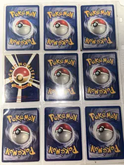 Vintage Binder Pokemon Collection Holos Hits Wotc Base, Gym Hero, Over 75 Rares - Image 4