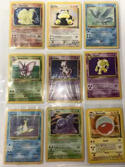 Vintage Binder Pokemon Collection Holos Hits Wotc Base, Gym Hero, Over 75 Rares - Image 5