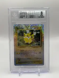 2002 Pokemon Legendary Collection Pikachu Reverse Holo #86 BGS 8 - Image 1
