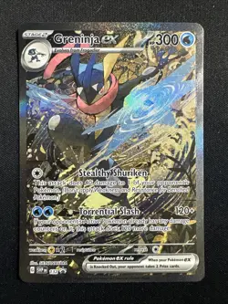 Greninja ex 132 Sv: Scarlet & Violet Promo Cards Holo Pokemon English - Image 1