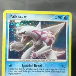 Pokemon TCG - Palkia - DP27 - Ultra Rare - Diamond & Pearl Promo [Moderate Play] - Image 3