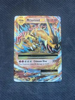 Pokemon Mega Charizard Ex 13/108 Xy Evolutions Miscut ERROR! - Image 1