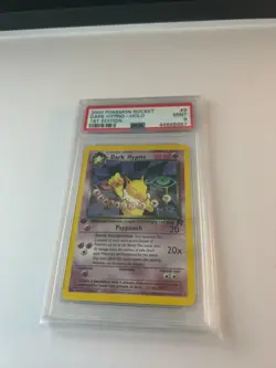 2000 POKEMON 1ST EDITION ROCKET DARK HYPNO #9 HOLO PSA 9 MINT. - Image 1