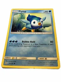 Pokemon TCG Piplup Sun & Moon - Cosmic Eclipse 54/236 Regular - Image 1