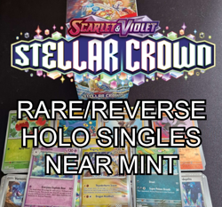 Stellar Crown Reverse Holo Rare Holo Singles | Pokemon TCG S&V | Near Mint - Image 1