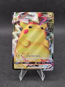 Near Mint - 2020 Pokemon SWSH Pikachu Vmax Gigantamax Vivid Voltage #44 - Image 1
