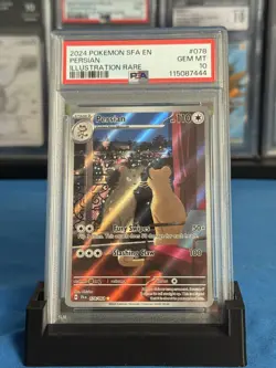 Pokemon Shrouded Fable Persian 78/64 Illustration Rare Holo PSA 10 GEM MINT - Image 3