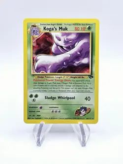 Pokemon TCG Koga's Muk 26/132 Gym Challenge Regular Rare Grass - Image 1