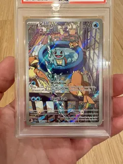 Squirtle 148/142 Stellar Crown Illustration Rare PSA 10 GEM MINT Pokemon Starter - Image 3
