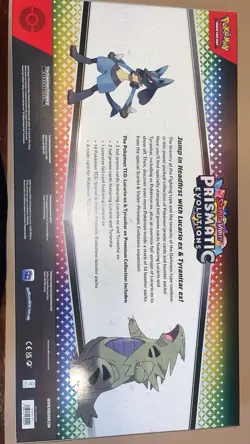 Lucario EX & Tyranitar EX Premium Collection Box Factory Sealed Pokemon TCG - Image 2