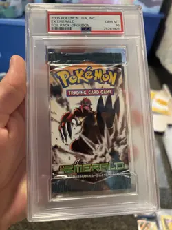 Pokemon EX Emerald Booster Pack - Groudon Artwork - PSA 10 - POP 6 - English - Image 1
