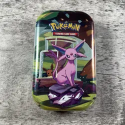 Prismatic Evolutions Mini Tin - Espeon Art - Sealed Brand New - Pokemon TCG - Image 1