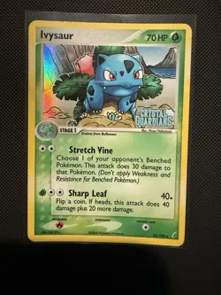Ivysaur 35/100 Crystal Guardians Stamped Reverse Holo Rare Pokemon - Image 1