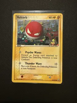 Voltorb Reverse Holo 80/109 ex Team Rocket Returns 2004 Pokemon - Image 1