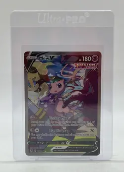 Pokemon TCG Sword & Shield Fusion Strike Mew V #251/264 Ultra Rare - Image 3
