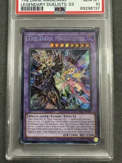 2022 Yu Gi Oh The Dark Magicians Legendary Duelists PSA 10 - Image 2