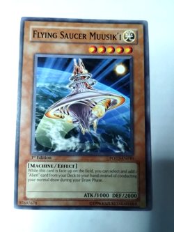 Yu-Gi-Oh Flying Saucer Muusik'i Power of the Duelist POTD-EN030 1st Edition NOS - Image 1