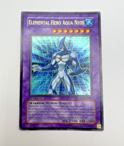 Yu-Gi-Oh! Elemental Hero Aqua Neos (POTD-EN031 1st Edition Ultra Rare) LP - Image 1
