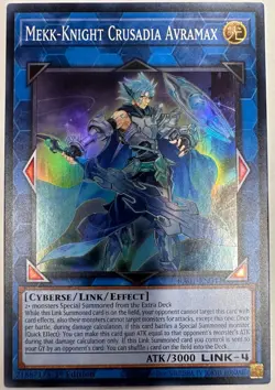 Yugioh! -Mekk-Knight Crusadia Avramax - RA01-EN044 - Super Rare - NM/M - Image 1