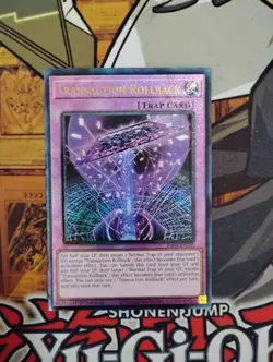 Transaction Rollback 1st Edition Prismatic Ultimate Rare RA04-EN105 Yu-Gi-Oh! - Image 1