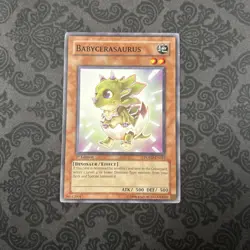Yugioh Babycerasaurus 1st Edition POTD-EN022 - Image 1