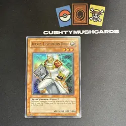 YUGIOH AURKUS LIGHTSWORN DRUID SUPER RARE LODT-EN081 MIXED EDITONS - Image 1