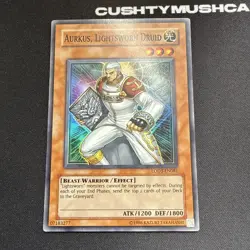 YUGIOH AURKUS LIGHTSWORN DRUID SUPER RARE LODT-EN081 MIXED EDITONS - Image 2